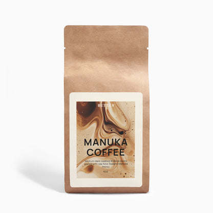 BETTER Manuka Honey Coffee Beans - 4oz
