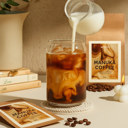 BETTER Manuka Honey Coffee Beans - 4oz